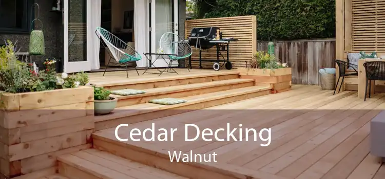 Cedar Decking Walnut