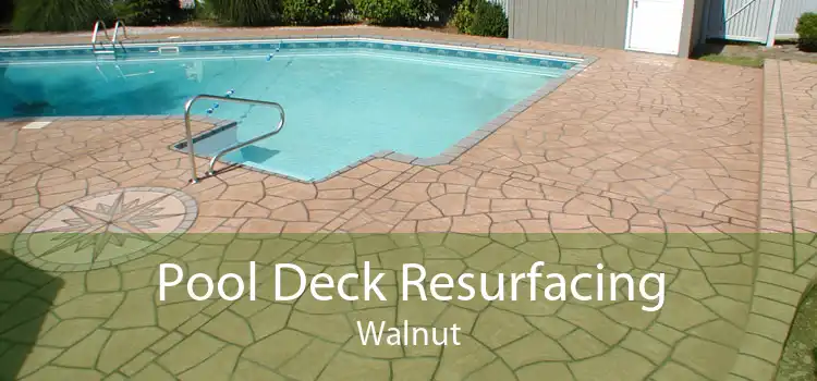 Pool Deck Resurfacing Walnut