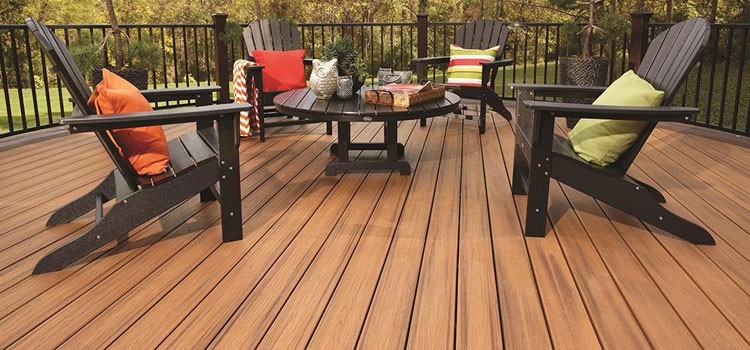 Black TREX Decking in Walnut, CA