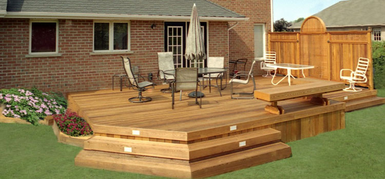 Cedar Composite Decking in Walnut, CA