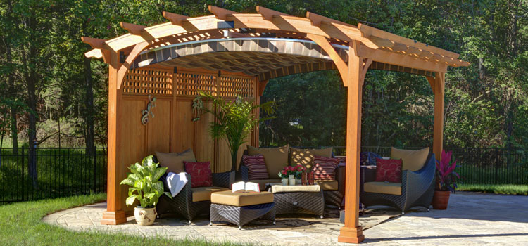 Modern Wood Pergola Installation in Walnut, CA